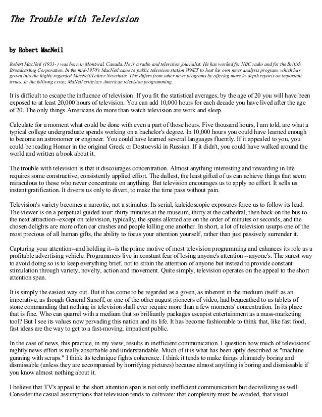 Television in canada essay canadian culture